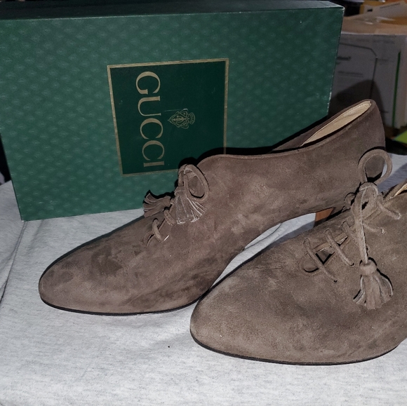 Gucci Suede Shoes - Picture 1 of 5